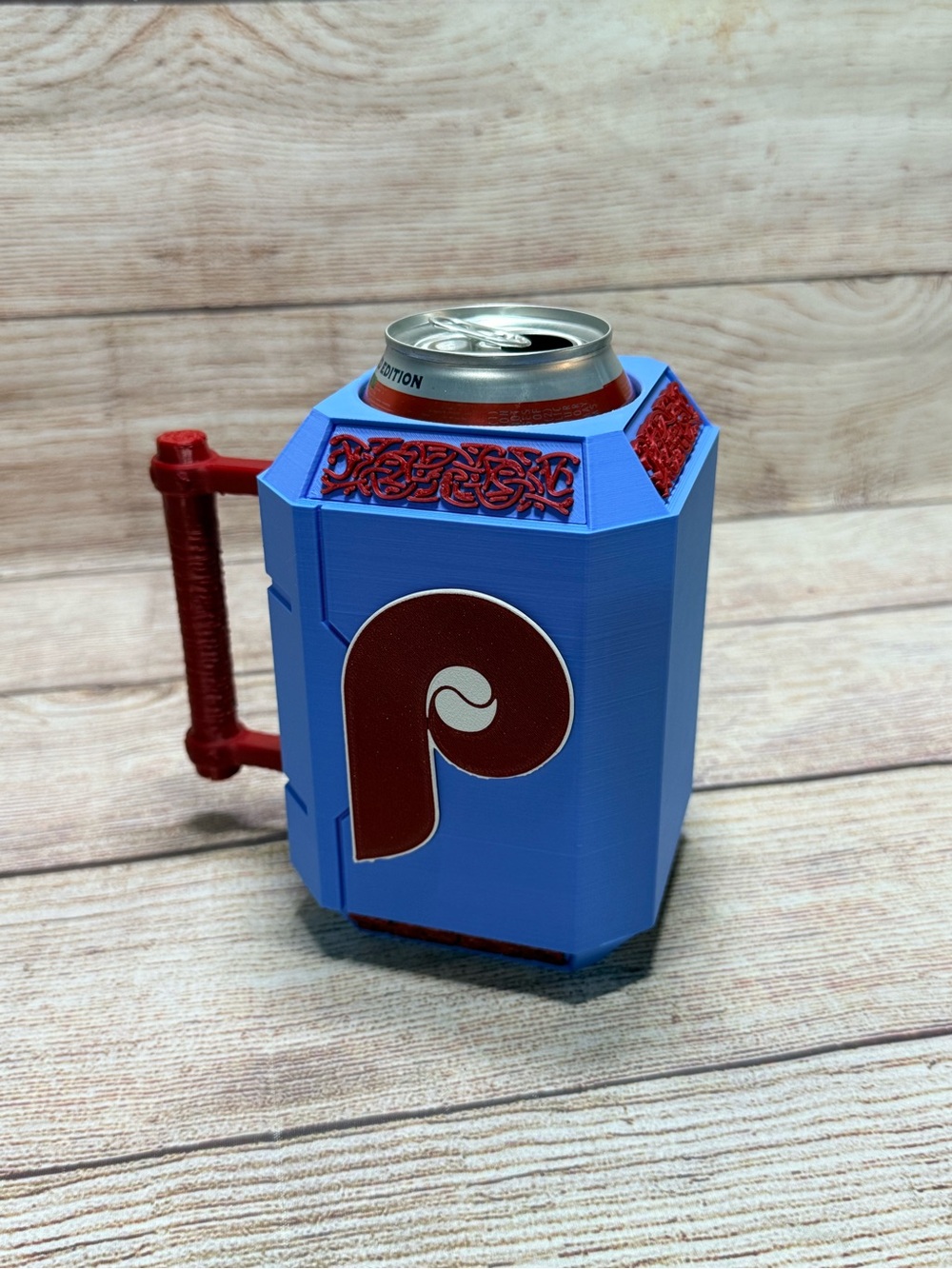 Philadelphia Phillies Retro Mjolnir Inspired Koozie Thor’s Hammer